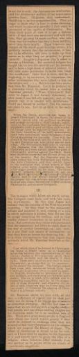 Newspaper clipping concerning a publication by Mr. Ransom on Christianity in Japan