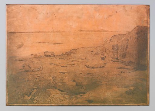 Rocky coast near St. Andrews, Canada