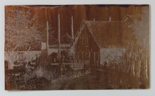 Farmhouse with hay barn, near Voorburg