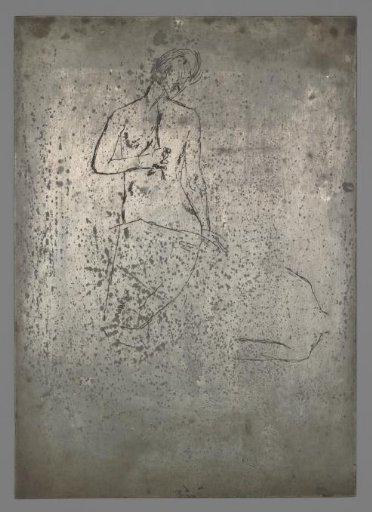 Female nude, seen from the back
