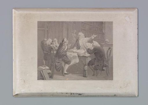 Five Scholars Around a Table
