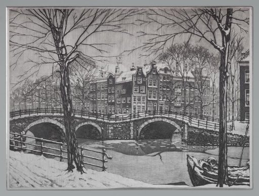 Keizersgracht at the Reguliersgracht in Amsterdam
