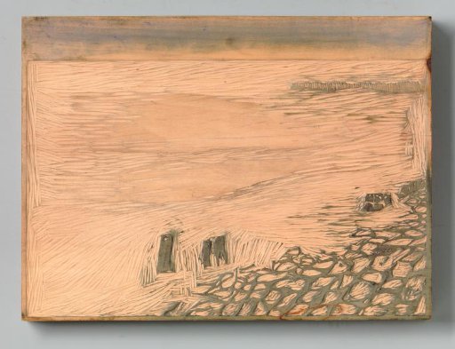 Sea Waves Against the Dike