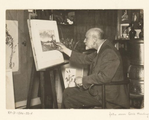 Portrait of Maurits van der Valk, drawing
