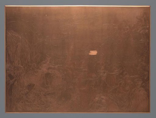 Copper Plate Depicting a Festive Entry