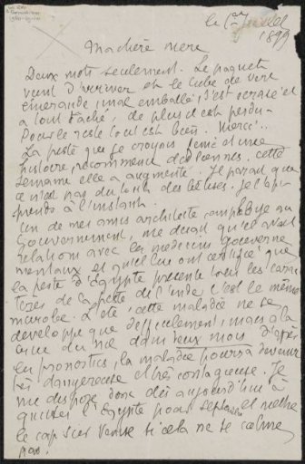 Letter to Héloïse Bernard-Bodin