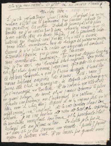Letter to Héloïse Bernard-Bodin