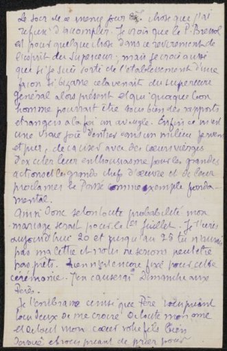 Letter to Héloïse Bernard-Bodin