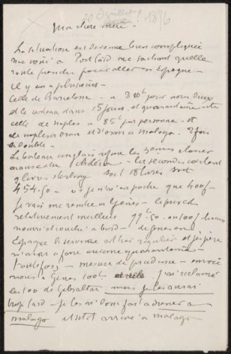 Letter to Héloïse Bernard-Bodin