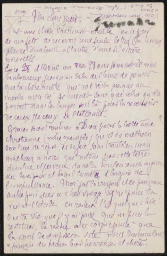 Letter to Héloïse Bernard-Bodin