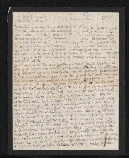 Letter to Héloïse Bernard-Bodin