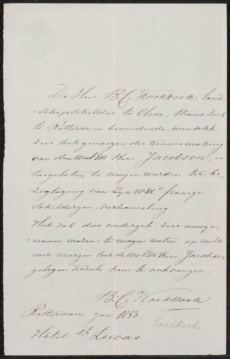 Letter to Edward Jacobson