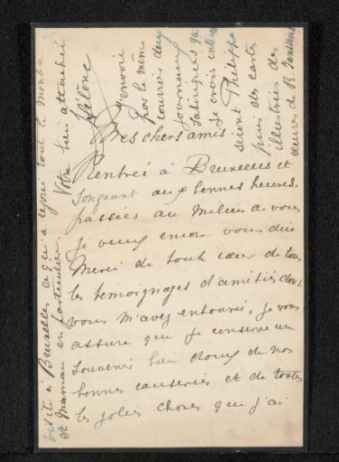 Letter to Philip Zilcken