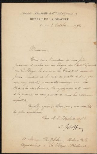 Letter to Philip Zicken