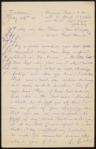 Letter to Elsie Maud Cownie