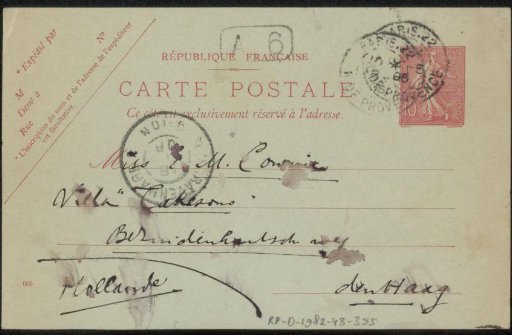 Postcard to Elsie Maud Cownie