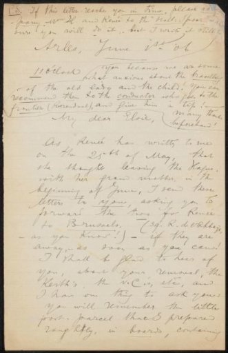Letter to Elsie Maud Cownie