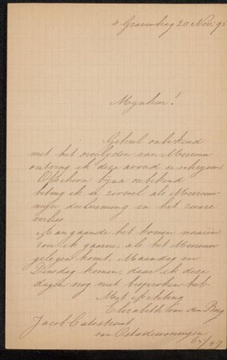 Letter to Philip Zilcken