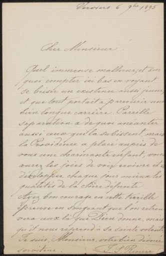 Letter to Philip Zilcken