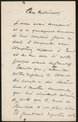 Letter to Philip Zilcken