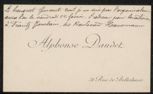 Business card to Philip Zilcken