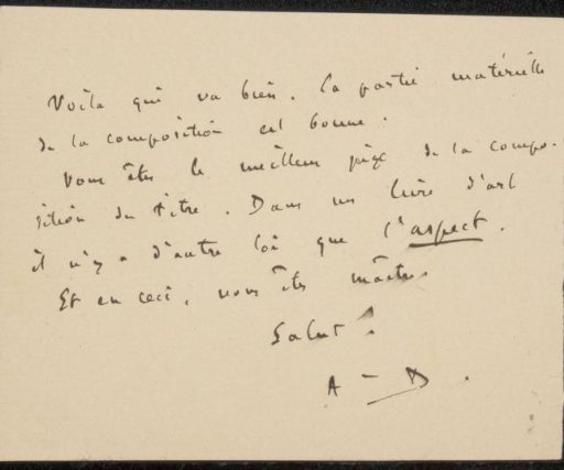 Letter to Philip Zilcken