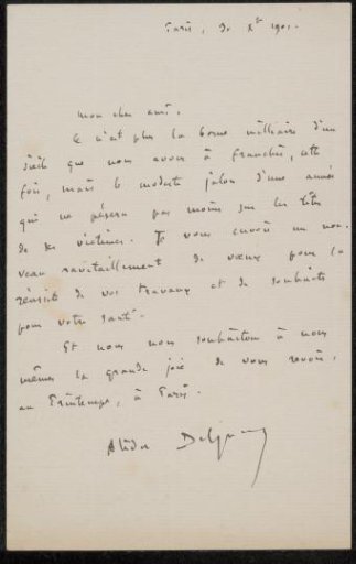 Letter to Philip Zilcken
