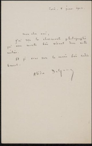 Letter to Philip Zilcken