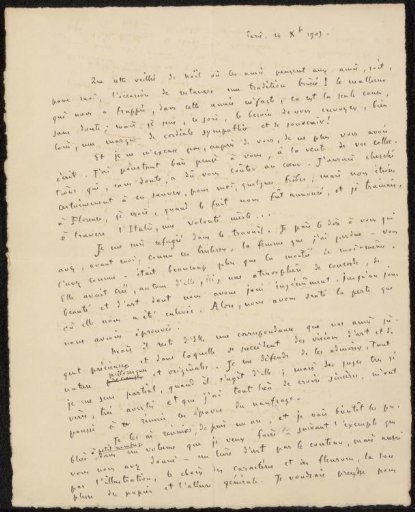 Letter to Philip Zilcken