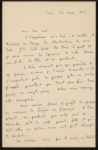 Letter to Philip Zilcken