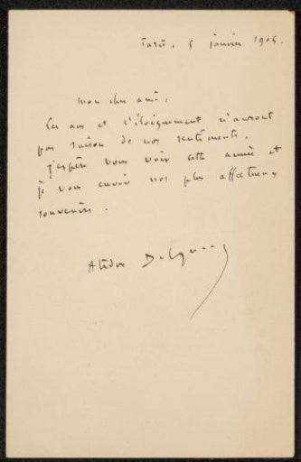 Letter to Philip Zilcken