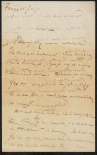 Letter to Philip Zilcken