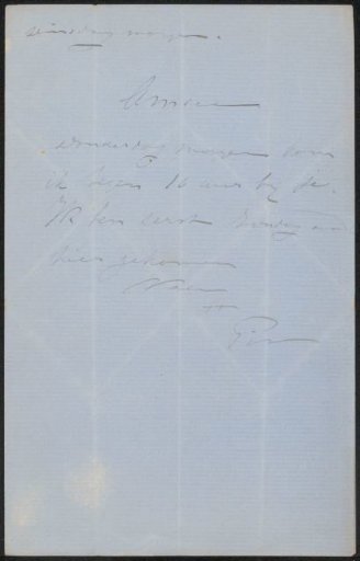 Letter to Philip Zilcken