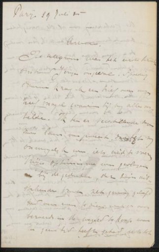 Letter to Philip Zilcken