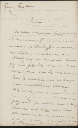 Letter to Philip Zilcken