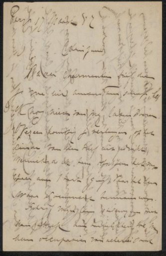 Letter to Philip Zilcken