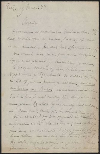 Letter to Philip Zilcken