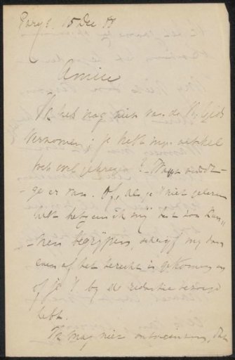 Letter to Philip Zilcken