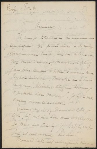 Letter to Philip Zilcken