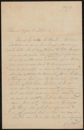 Letter to Philip Zilcken