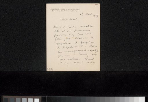 Postcards to Philip Zilcken
