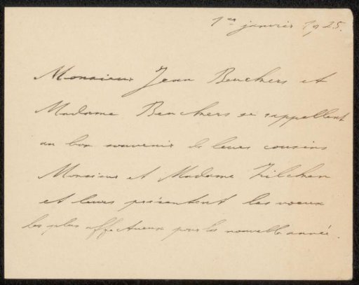 Letter to Philip Zilcken