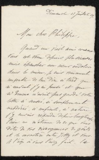 Letter to Philip Zilcken