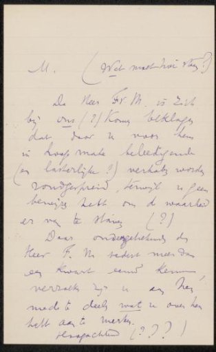 Letter to Cyriel Buysse