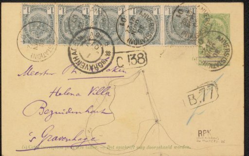 Postcard to Philip Zilcken