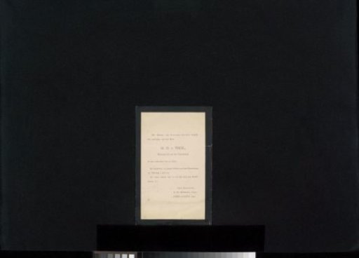 Death notice to Philip Zilcken