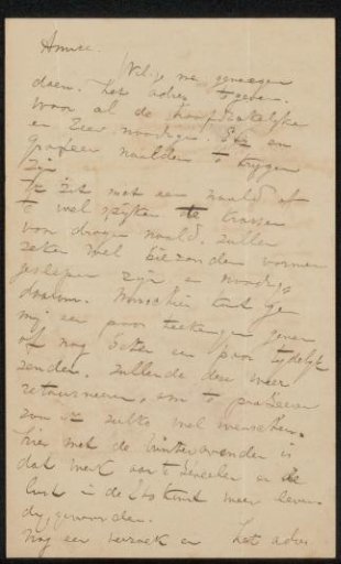 Letter to Philip Zilcken