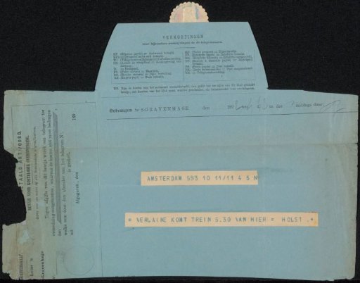 Telegram to Philip Zilcken