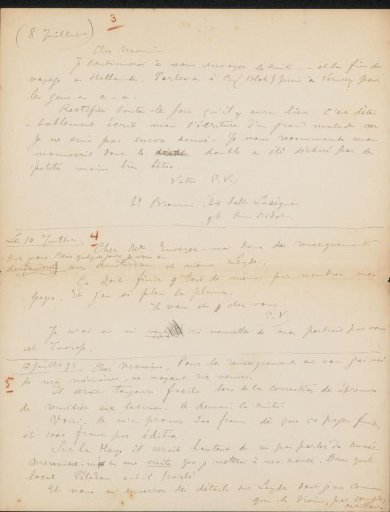 Letter to Philip Zilcken