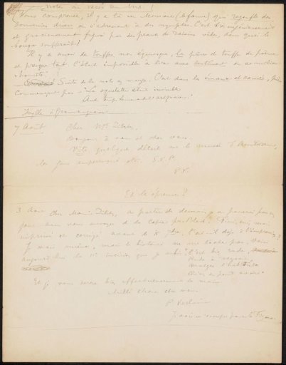 Letter to Philip Zilcken